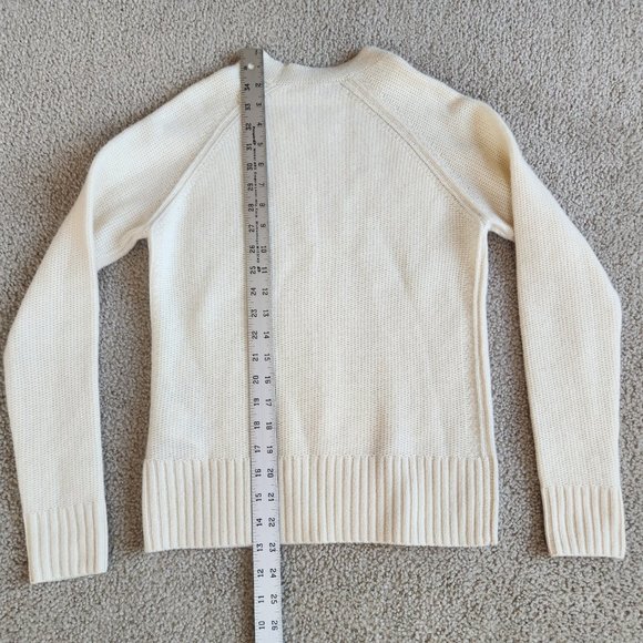 NWOT Brooks Brothers 100% cashmere "sweatshirt" sweater - Picture 6 of 11